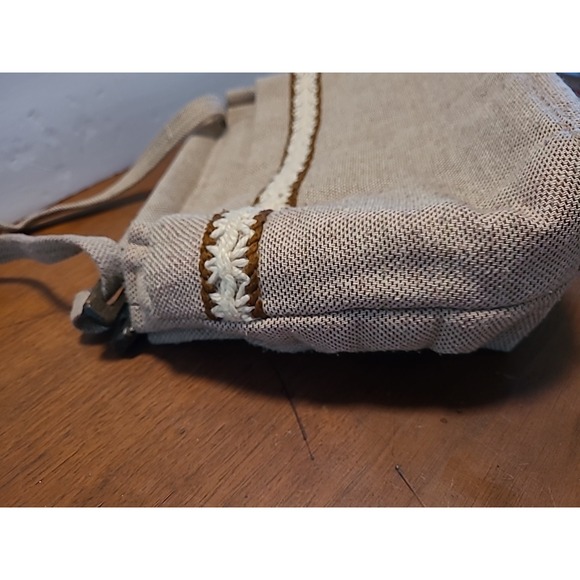 Vintage TOBY WESTON USA Cream Tan‎ CANVAS Bohemian California - Picture 9 of 15